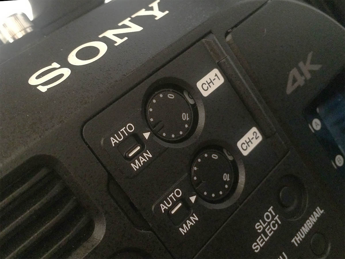 4 channels Audio Sony FS7